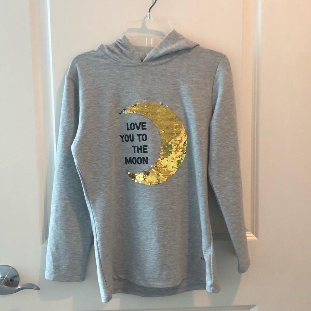 Peace Love World Hoodie Sweatshirt Size 14